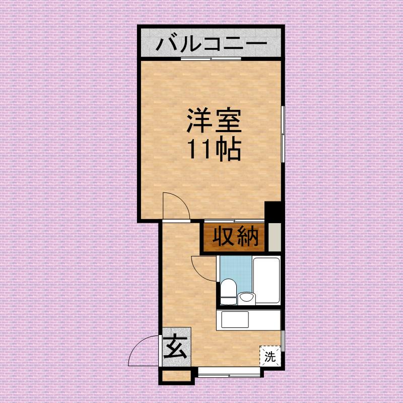 第2関根ビル(1K/3階)の間取り写真