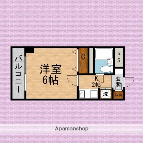 ラカータ川越 3階階 間取り