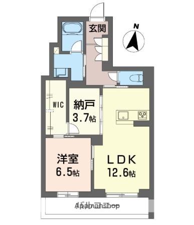 ウェルビー(1SLDK/2階)の間取り写真