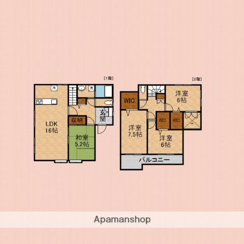 東武鉄道東上線 新河岸駅 徒歩15分 1階建 築12年(4LDK)の間取り写真