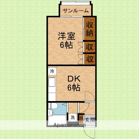 アーバンハイム北朝霞 3階階 間取り