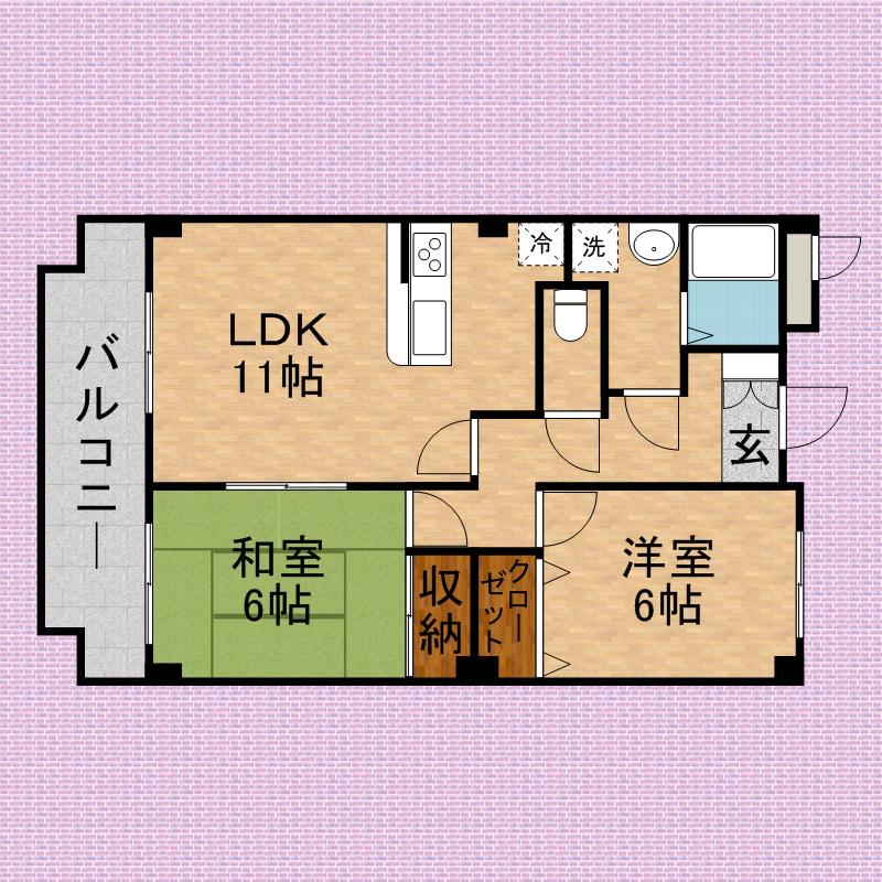 サングレース 2階階 間取り