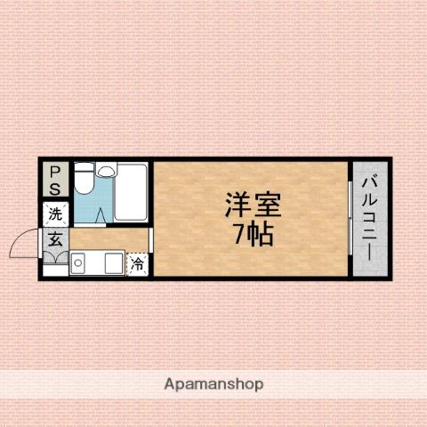 リージェンツプラザ上福岡(ワンルーム/3階)の間取り写真