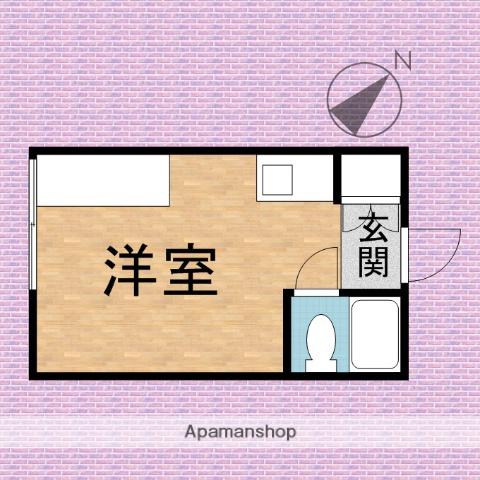 ラヴニール志木4(ワンルーム/1階)の間取り写真