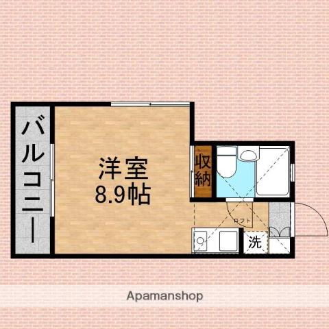 ウィル大和田(ワンルーム/1階)の間取り写真