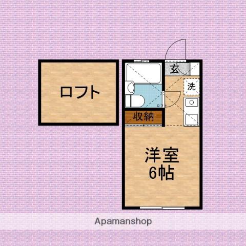 ウィル大和田(ワンルーム/1階)の間取り写真