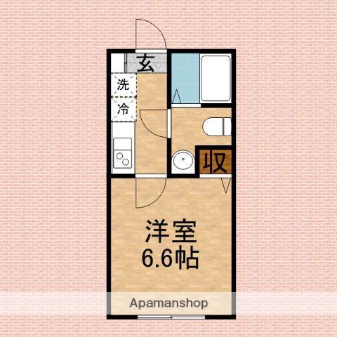 BEST STAGE 志木(1K/1階)の間取り写真