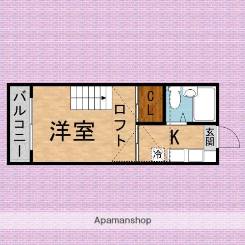 アリス川越 2階階 間取り