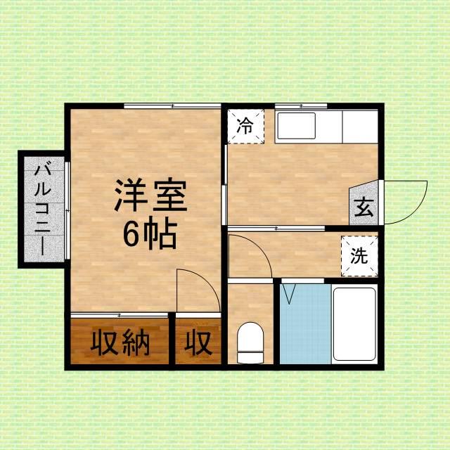 サマックス・シャローム 2階階 間取り