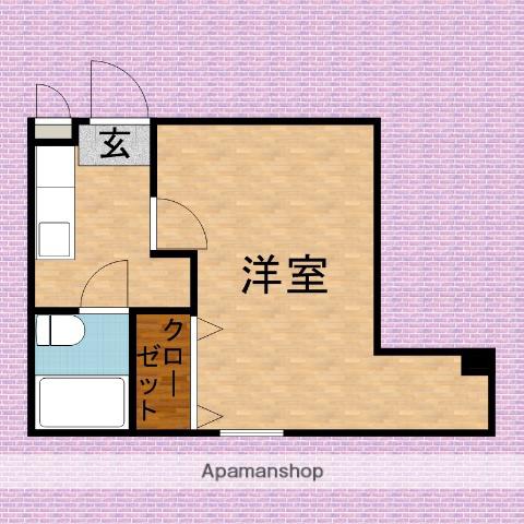 MABELLE鶴瀬(1K/2階)の間取り写真