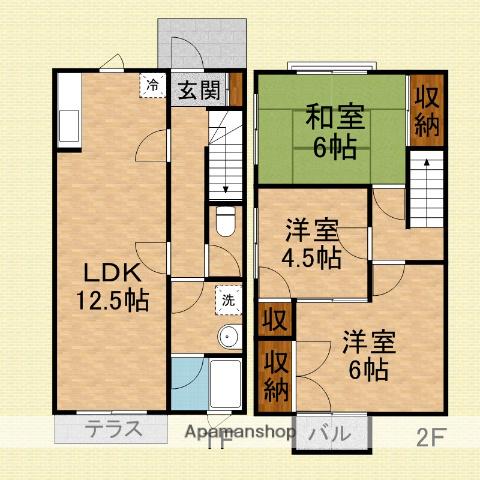 サーブルクィント(3LDK)の間取り写真