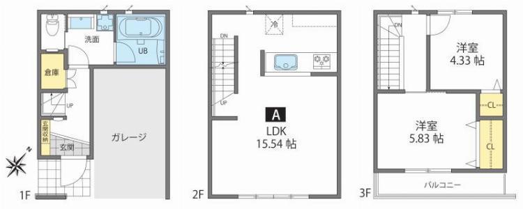 メゾン プリバーダ(2LDK/1階)の間取り写真