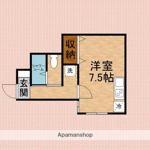 エスカレラ上福岡(ワンルーム/1階)の間取り写真