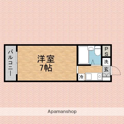 リージェンツプラザ上福岡(ワンルーム/3階)の間取り写真