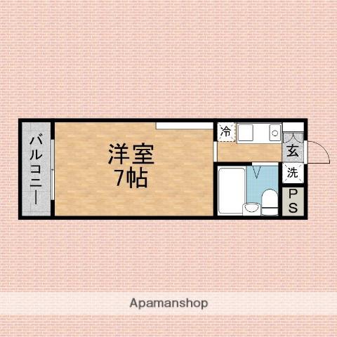 リージェンツプラザ上福岡(ワンルーム/2階)の間取り写真