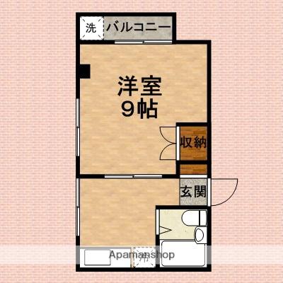 メゾンドベルト(1K/3階)の間取り写真