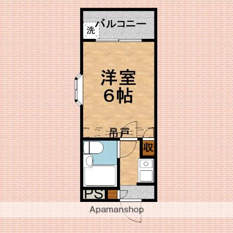 セレガ朝霞(1K/2階)の間取り写真