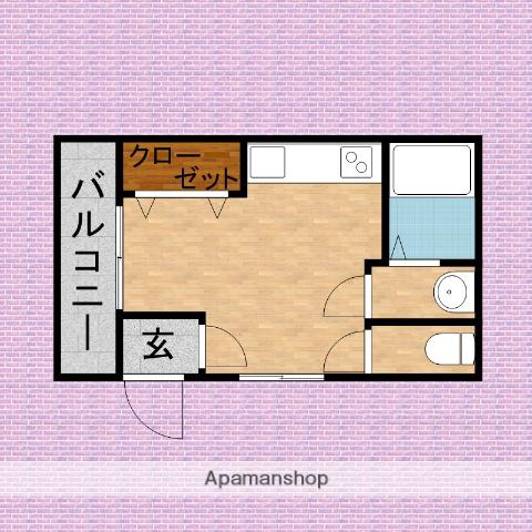 うれし野堀井ビル(ワンルーム/3階)の間取り写真