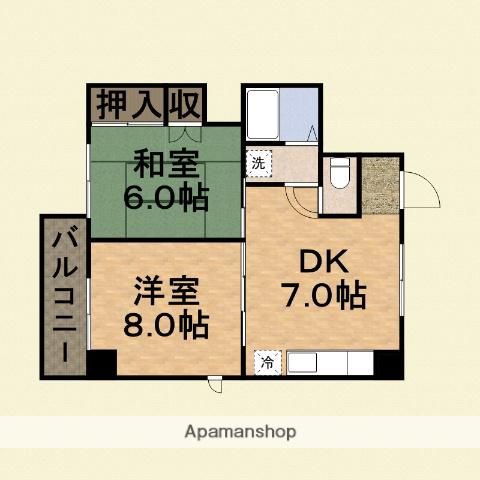 アーバンサイド 3階階 間取り