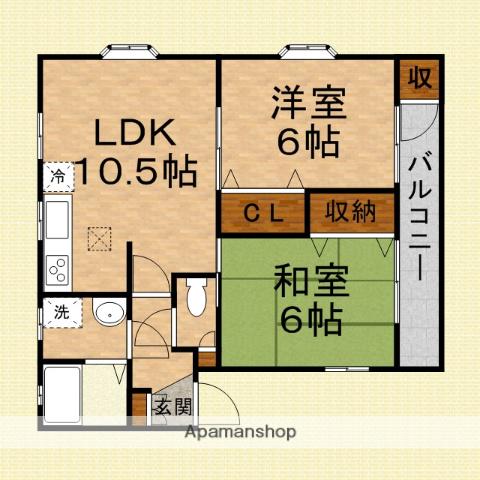 ディアコート志木 1階階 間取り