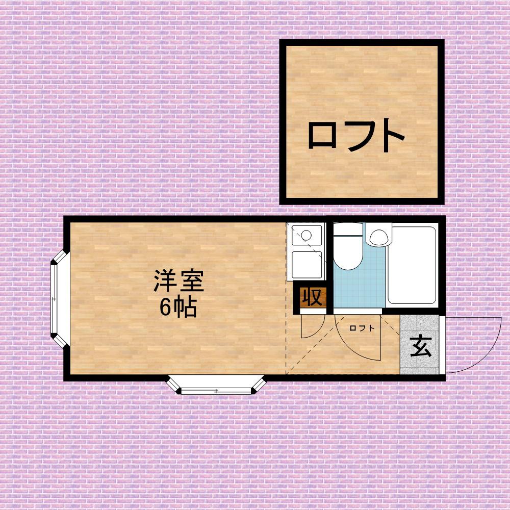 ハイツ新河岸 2階階 間取り