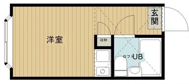 ハイツ新河岸 2階階 間取り