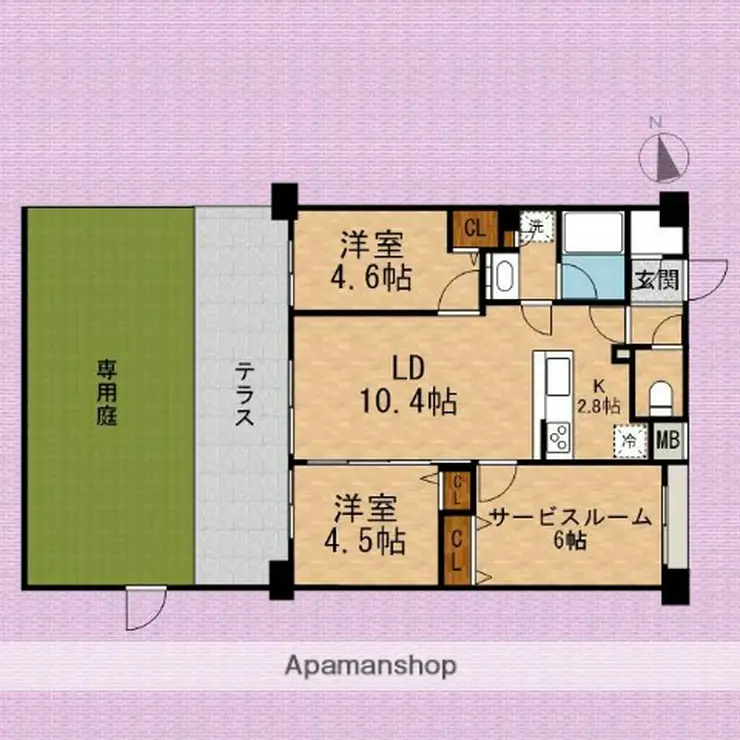 アルコード志木 1階階 間取り