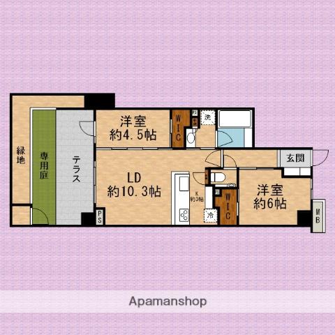 エクセレントシティ志木 1階階 間取り