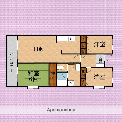 センチュリーキャニオン(3LDK/4階)の間取り写真