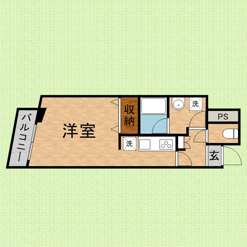 メープルハイツ 3階階 間取り