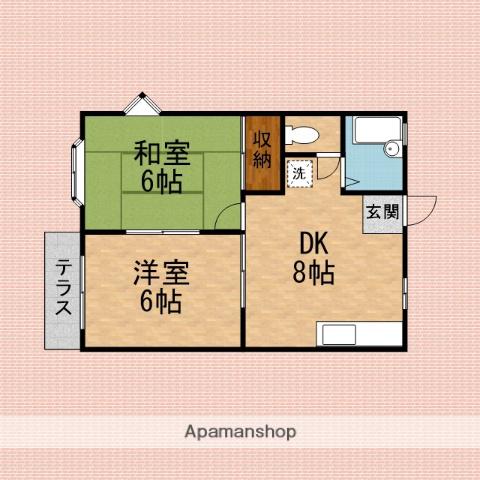 ハイツF 1階階 間取り