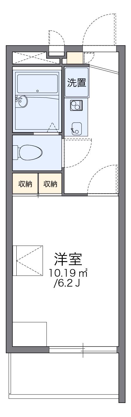 レオパレスNOUVELLE 3階階 間取り