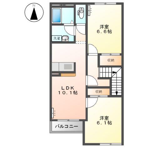 クレストール 2階階 間取り