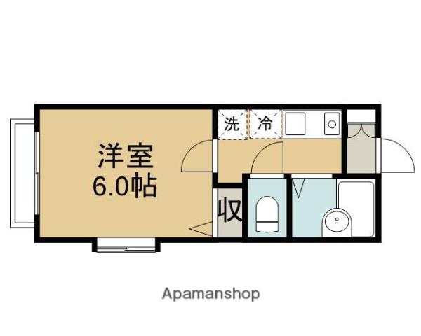 ソフィアコート(1K/1階)の間取り写真