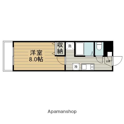 レジデンス上野田Ⅱ(1K/2階)の間取り写真