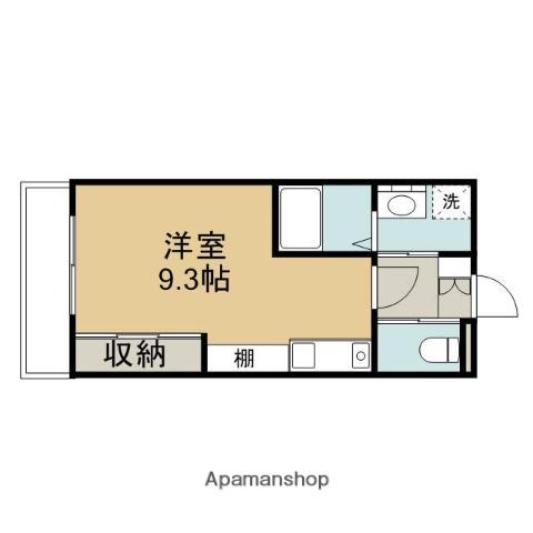 ZERO笠幡STA(ワンルーム/1階)の間取り写真