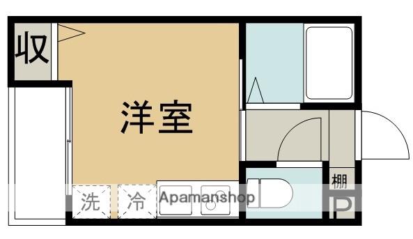プレシャス鶴ヶ島(ワンルーム/3階)の間取り写真