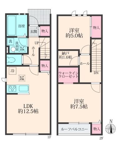 GRANDIR(2SLDK)の間取り写真