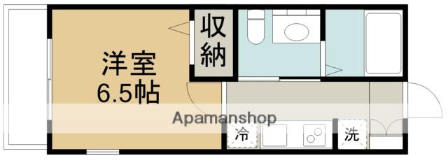 リガーレ(1K/3階)の間取り写真