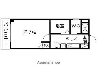 アビタシオン川越(1K/2階)の間取り写真
