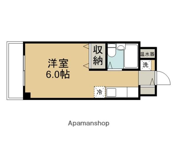 メゾン宮城(ワンルーム/3階)の間取り写真