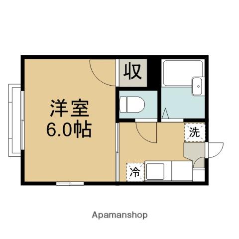 エトワールかすみ(1K/2階)の間取り写真