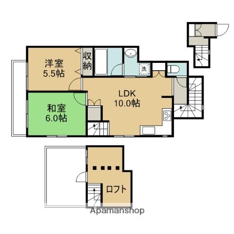 ローズガーデンＦ(2LDK)の間取り写真