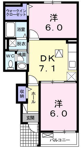 セレソル 1階階 間取り
