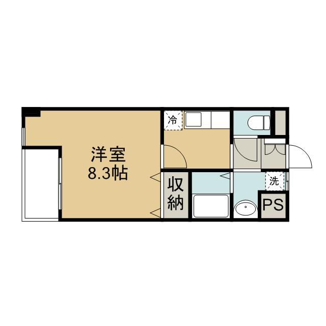 LOHAS・I・Ⅶ(1K/3階)の間取り写真