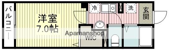 QUADRIFOGLIO KAWAGOE(1K/3階)の間取り写真