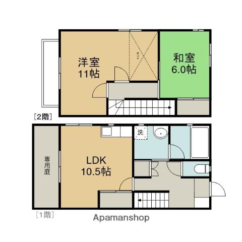 フェアリーズガーデン入西(2LDK)の間取り写真