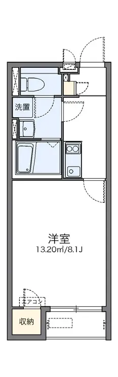 レオネクストポラリス 2階階 間取り