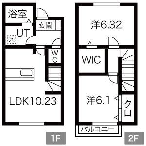 ソレイユコート(2LDK)の間取り写真