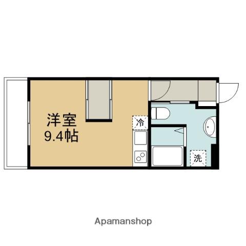 マティス(1K/1階)の間取り写真